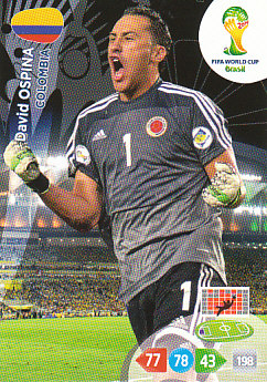 David Ospina Colombia Panini 2014 World Cup #77